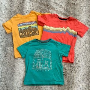 (three) Patagonia kids Tshirts